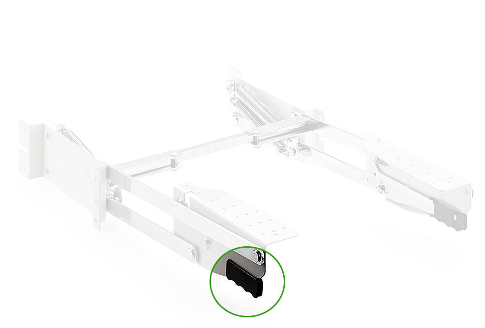 Ersatzgriff aus schwarzem Kunststoff passend für die Kesseböhmer Schwenkmechanik 1 + 2 – Bild 3