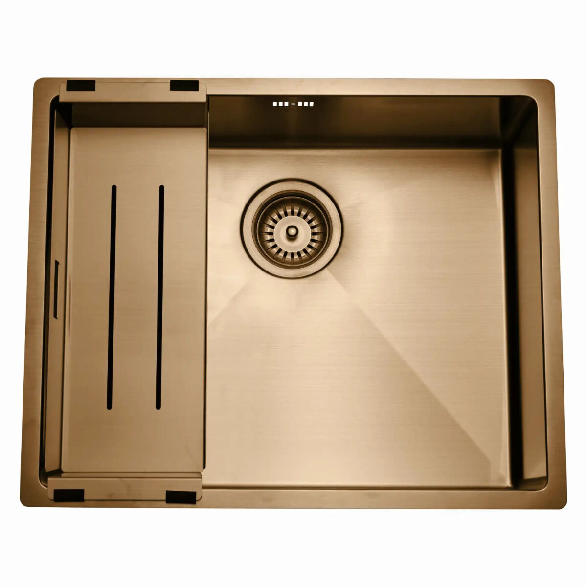 LAVABO Resteschale L-K10007S für KUBUS Spülen, PVD Sand / Restebecken / Abtropfschale – Bild 3