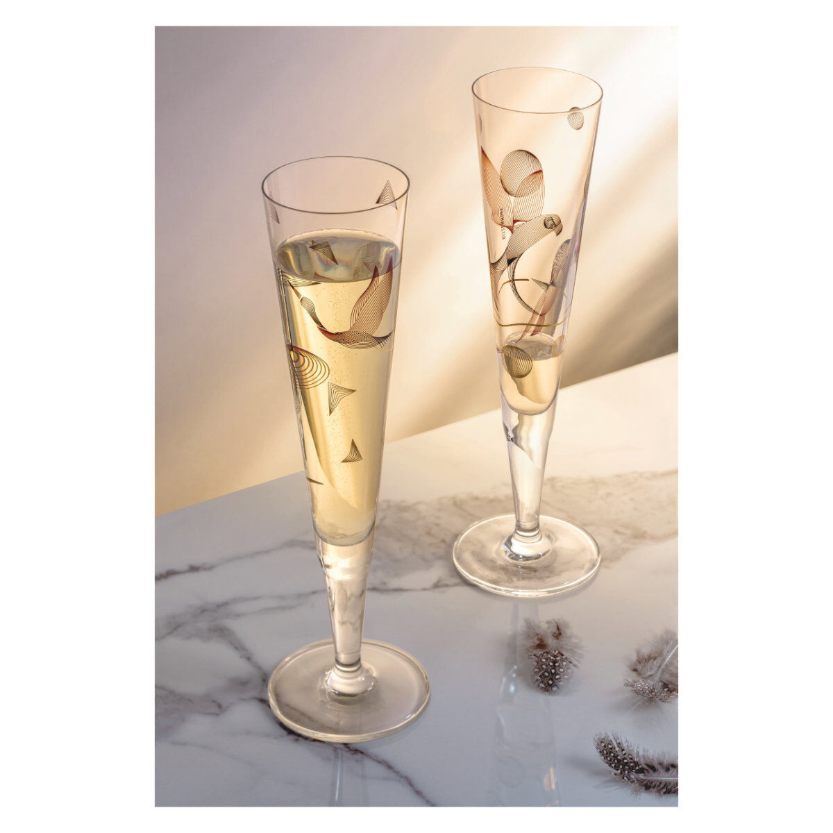 Ritzenhoff 1071015 Champagnerglas #15 GOLDNACHT Christine Kordes 2021