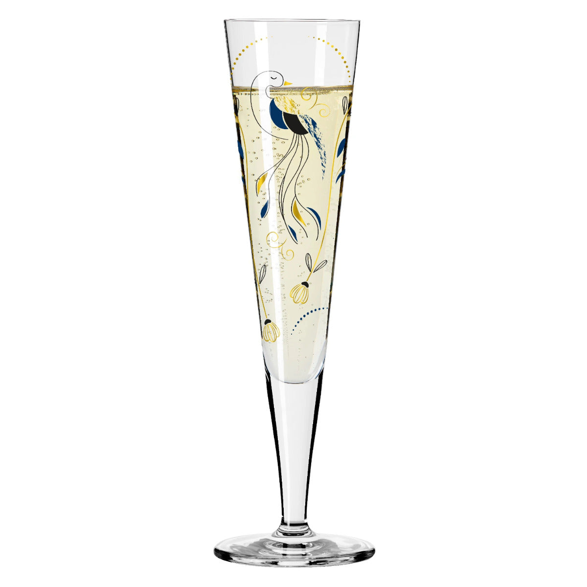 Ritzenhoff 1071043 Champagnerglas #43 GOLDNACHT Champus Christine Kordes 2024 in Geschenkbox