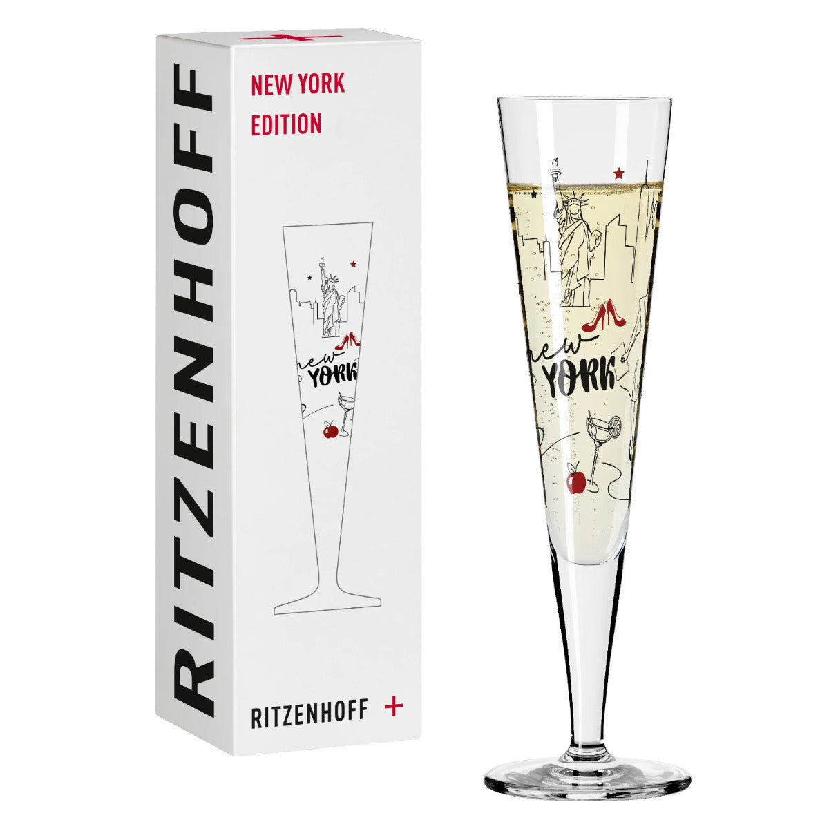 Ritzenhoff 1072007 Champus New York Edition Theresa Kuhlmann 2024 in Geschenkbox
