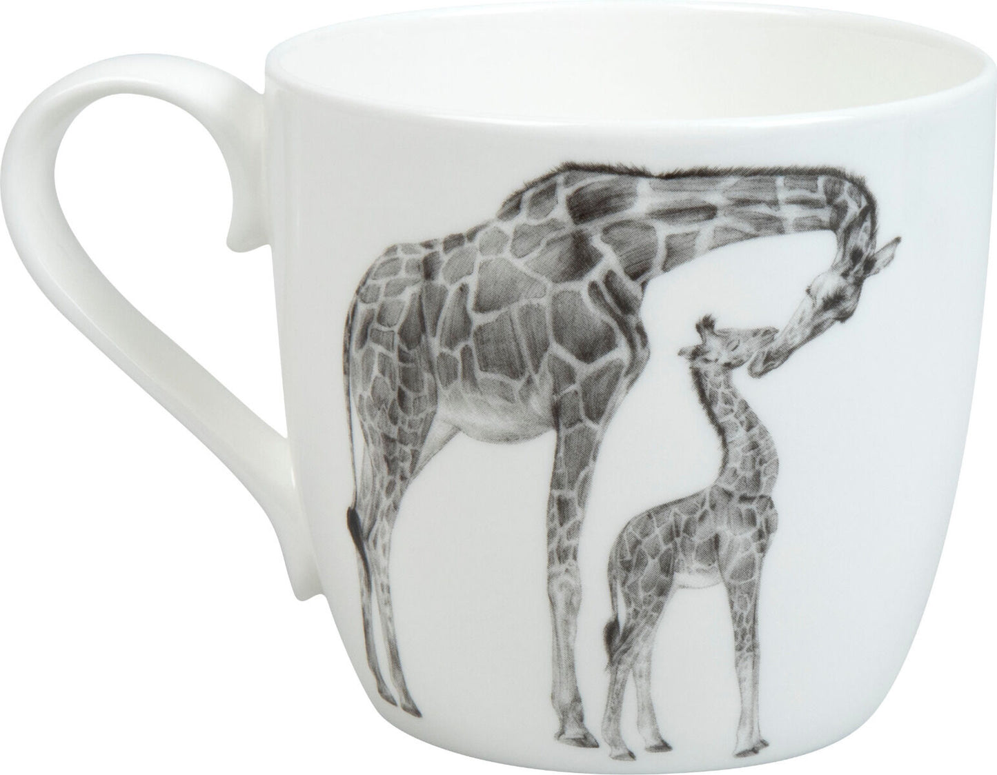 KÖNITZ 115S572760 Becher AMAZING ANIMALS Giraffen 425 ml mit Sieb und Deckel, Bone China Porzellan / Design Vanessa Kahl – Bild 3