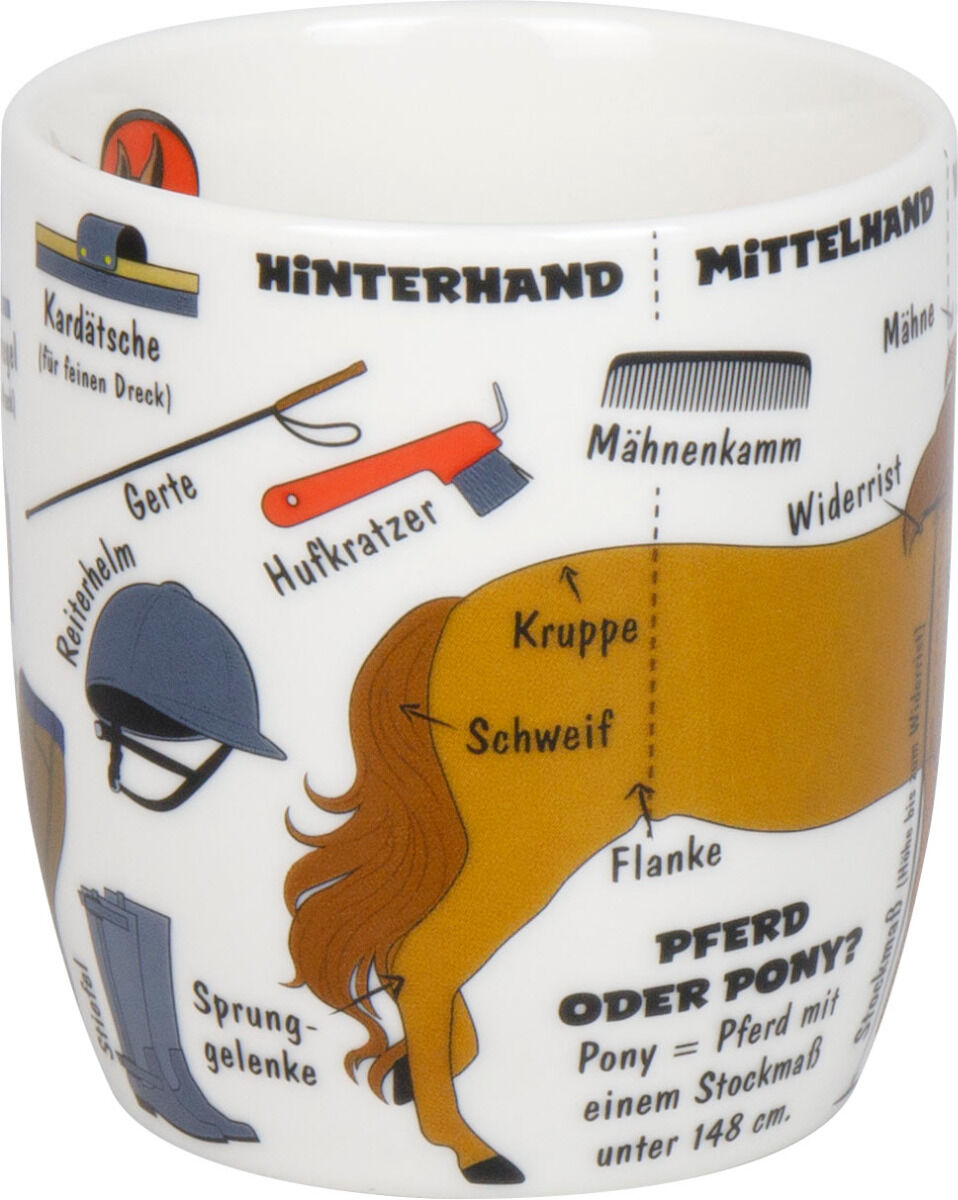 KÖNITZ 1172673027 Kid's Wissen Pferde 230 ml aus Porzellan / Kinderbecher – Bild 7