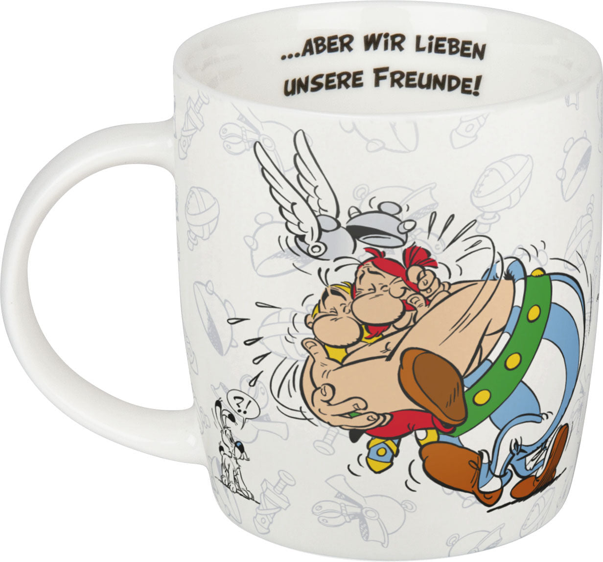 KÖNITZ Becher Asterix - aber wir lieben - 400 ml / Motivtasse – Bild 2