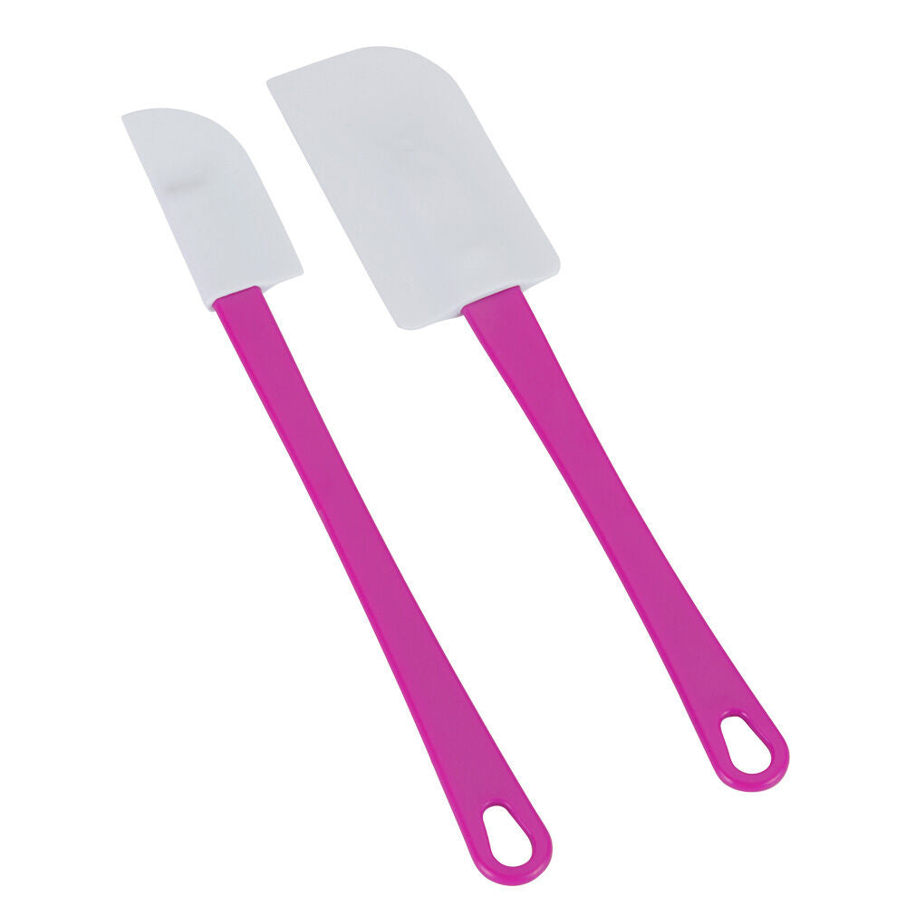 METALTEX CHROMOTHERAPY Whippy Teigschaber 24 cm - RHODAMINE (Pink-Rot)
