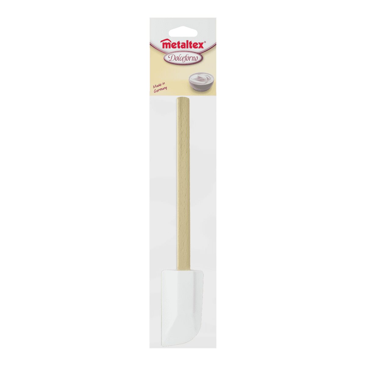 METALTEX 252510010 Teigschaber 24 cm mit Holzgriff