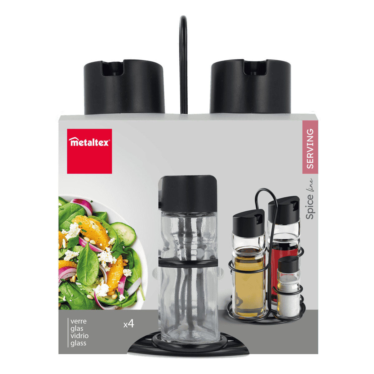 Metaltex 252875000 Menage 5tlg. / spice line