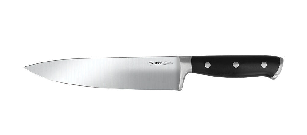 Metaltex 255960000 Magnifica Line Kochmesser 34 cm mit genietetem Griff