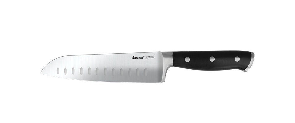 Metaltex 255965000 Magnifica Line Santoku-Messer 30 cm mit genietetem Griff