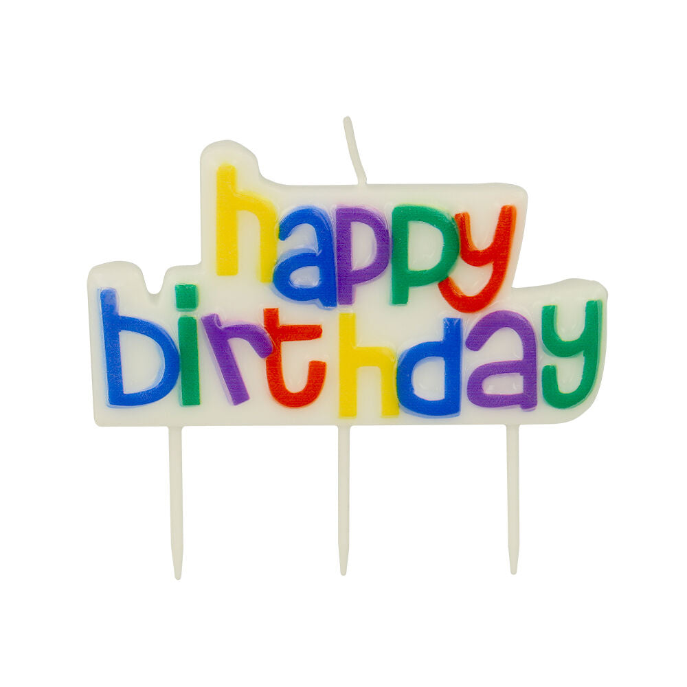 METALTEX 259016000 Geburtstagskerze HAPPY BIRTHDAY / Geburtstags - Deko