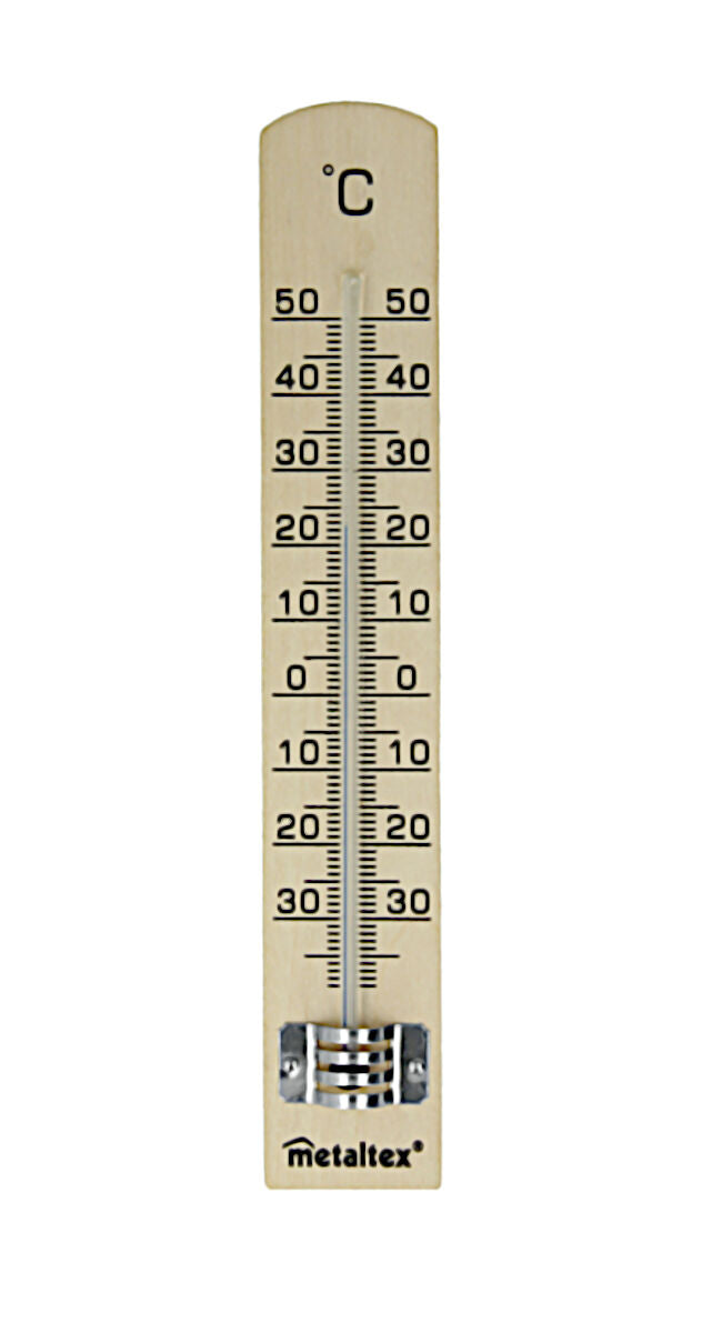 METALTEX 298005080 Innenthermometer, Buchenholz