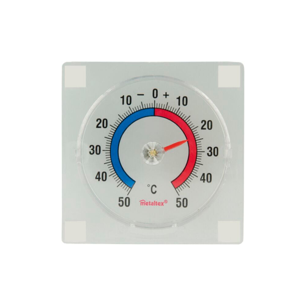METALTEX 298017080 Fensterthermometer zum Kleben, Kunststoff