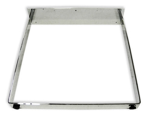TopMotion KUFE für Ansatztisch aus stabilem, verchromten Stahl / Tischuntergestell / Tischunterbau / Tischfuß / Tischbein