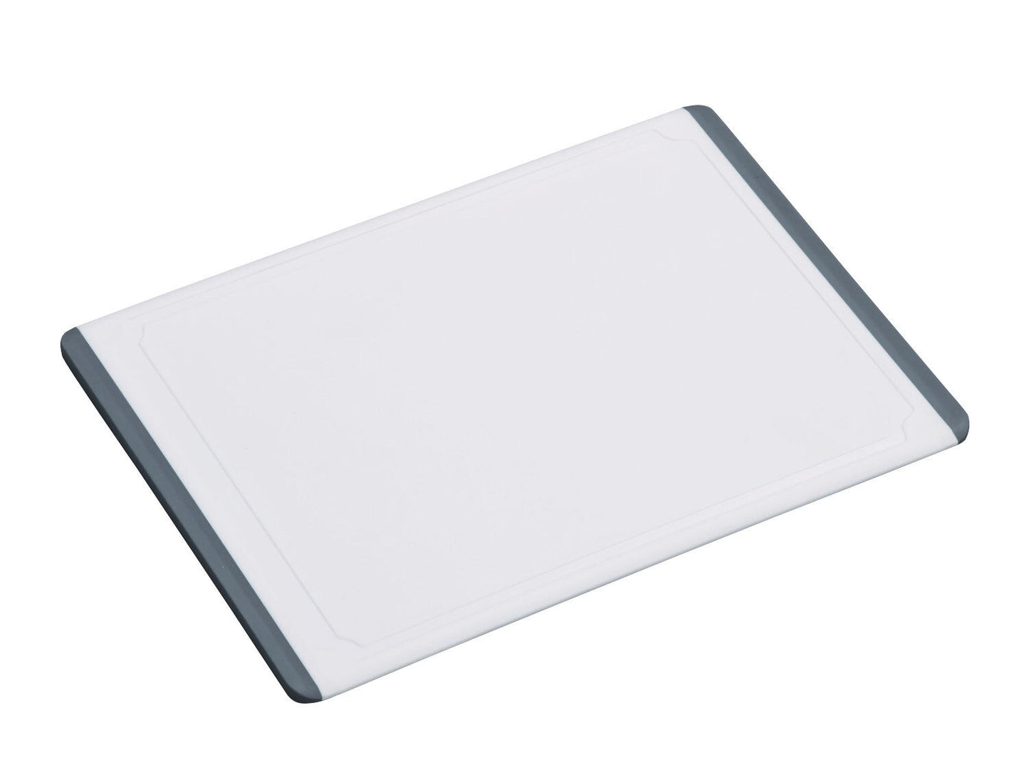 KESPER 30759 Kunststoff Schneidbrett 40 x 28,5 cm mit Rutsch-Stopp / Schneidebrett / Tranchierbrett