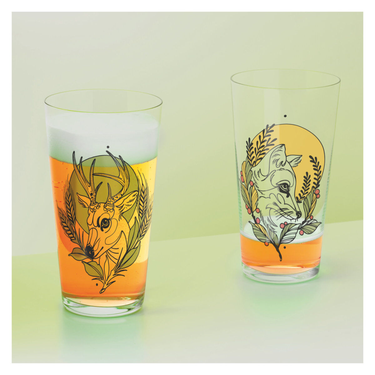 Ritzenhoff 3491001 Becher 2er-Set 001 FARBKNALL Tobias Tietchen 2021