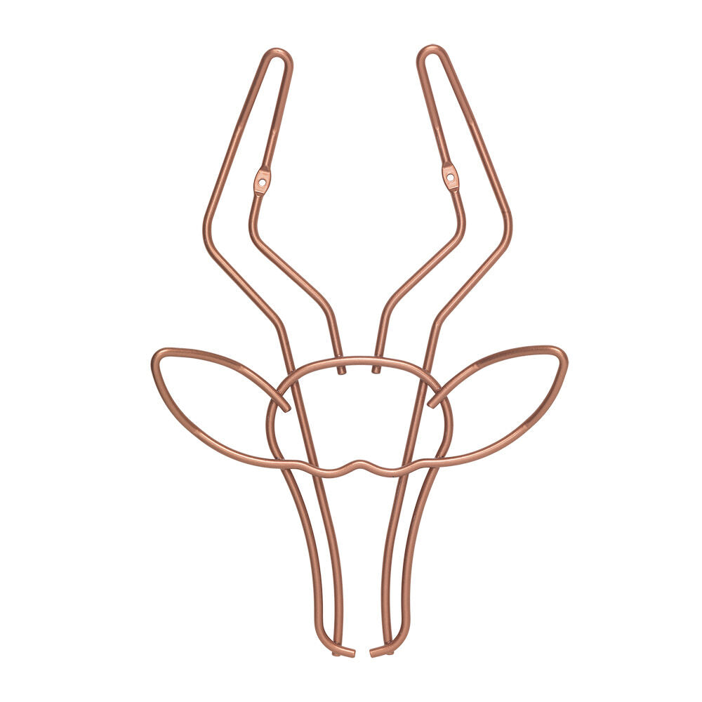 METALTEX 370104000 Safari Wandgarderobe Antilope 30 x 38 cm, Polytherm Copper