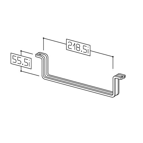 10er SET Breitkanal T-RSS Flachkanalhalterung - Compair top System – Bild 3