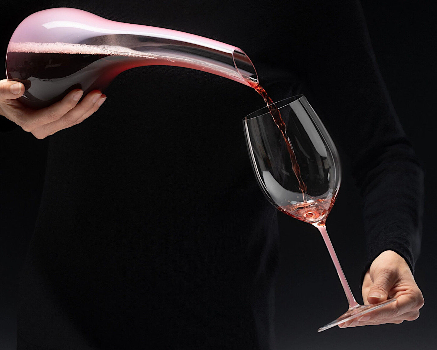 RIEDEL 4900/0P FATTO A MANO Cabernet / Merlot Weinglas - Stiel PINK – Bild 7