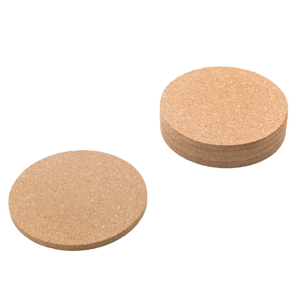 METALTEX 569831000 Glasuntersetzer 6er Set Ø 9 cm, Kork