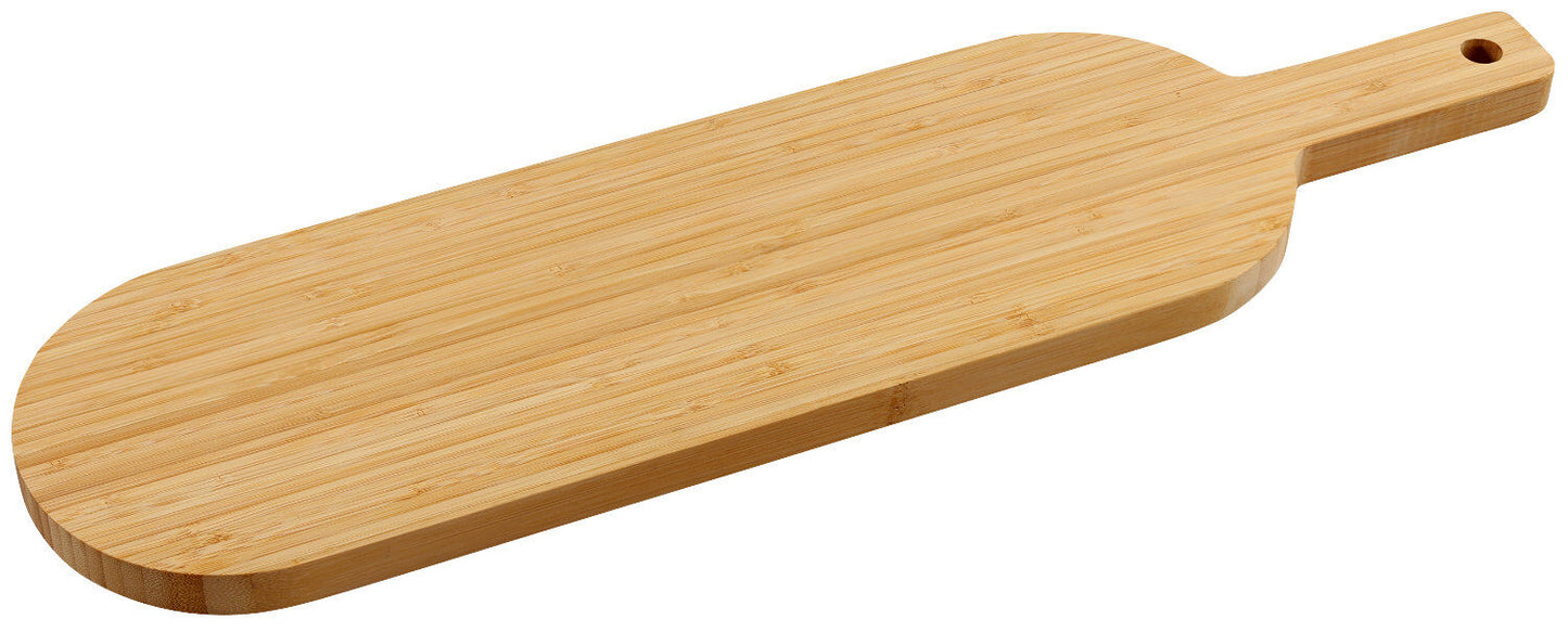 KESPER 58147 Schneidebrett Bambus FSC, 60 x 16 x 2 cm, mit Griff
