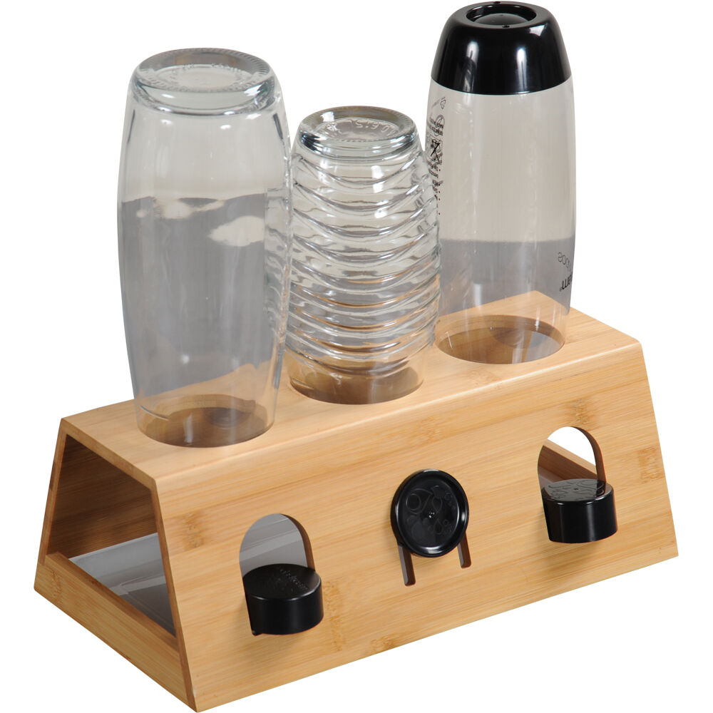 KESPER 58650-13 Flaschenhalter 32 x 17,5 x 12 cm mit ausziehbarer Abtropfschale