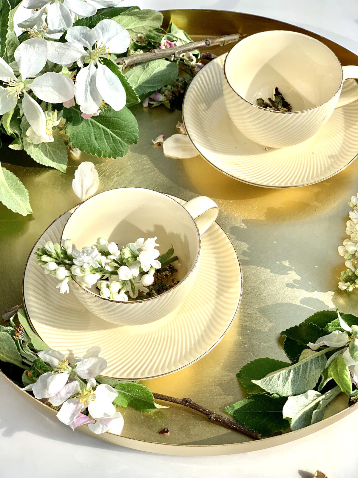 DUO ECRU 2er-Set Espressotassen 120 ml ICE CREAM mit Untertassen, New Bone China Porzellan – Bild 6