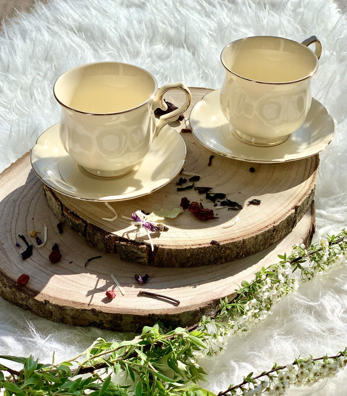 DUO ECRU 2er-Set Espressotassen 150 ml CLARK mit Untertassen, New Bone China Porzellan – Bild 6