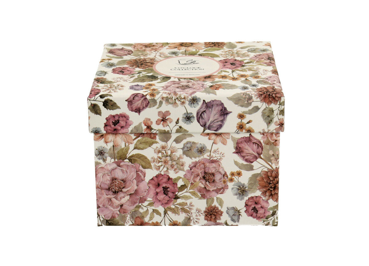 DUO FLORAL Fassbecher 430 ml PASTEL FLOWERS New Bone China Porzellan – Bild 3
