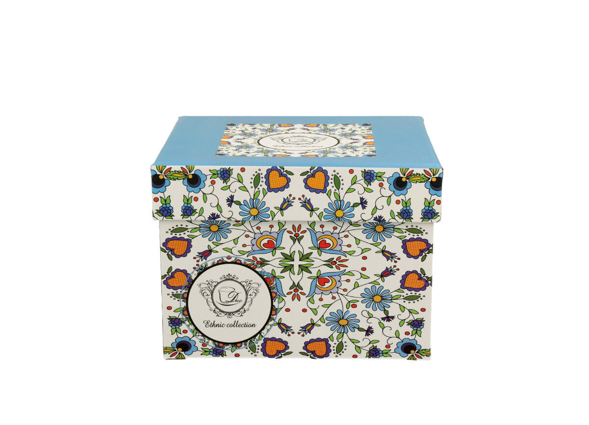 DUO ETNO Fassbecher 430 ml KASHUBIAN New Bone China Porzellan – Bild 3