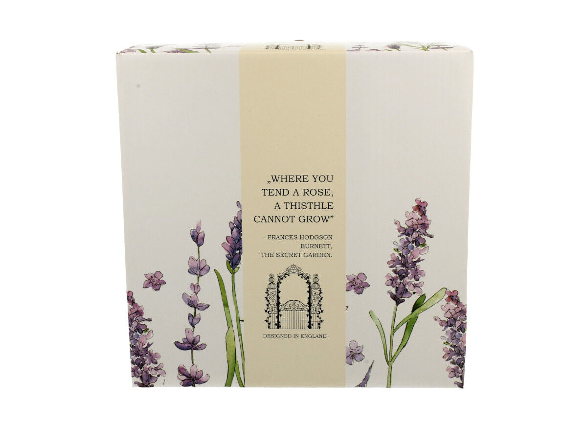 DUO FLORAL Teekanne 1000 ml CLASSIC LAVENDER mit Stövchen, Glas - New Bone China Porzellan – Bild 3