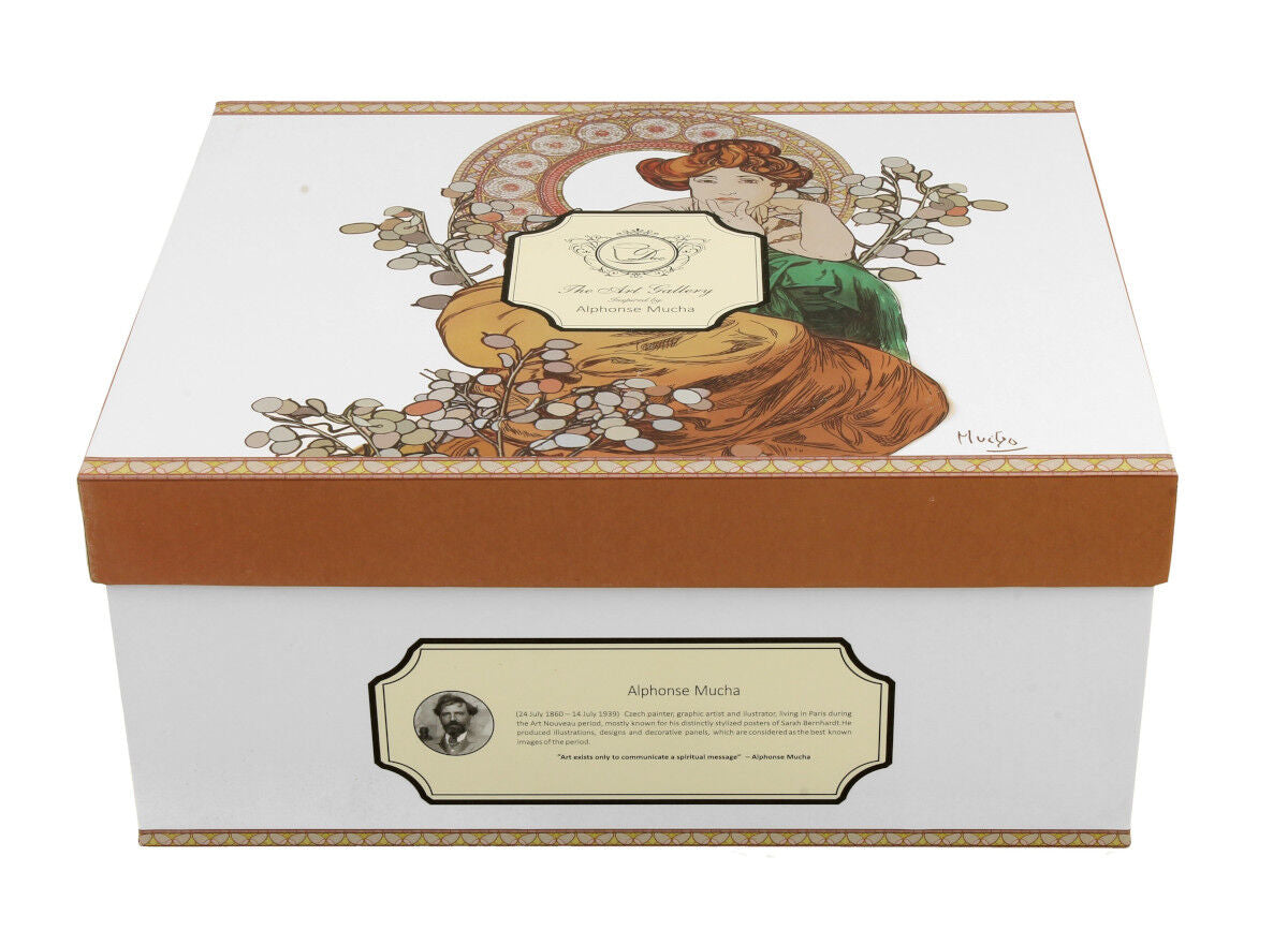 DUO ART GALLERY 2er-Set Tassen 250 ml TOPAZ mit Untertassen, New Bone China Porzellan – Bild 5