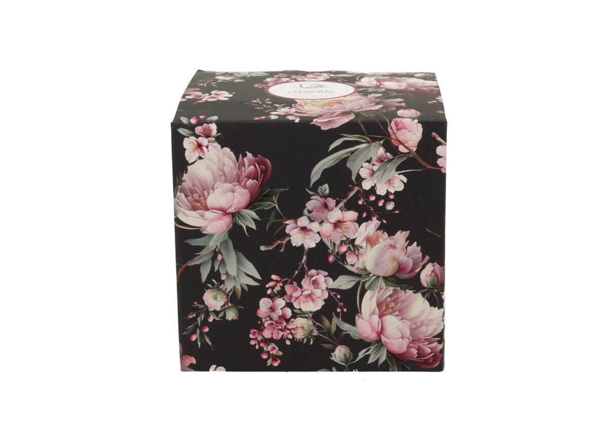 DUO FLORAL Klassischer Becher 360 ml NOEMI BLACK New Bone China Porzellan – Bild 3