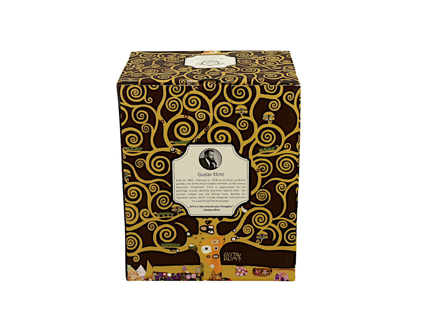 DUO ART GALLERY Klassischer Becher 630 ml TREE OF LIFE New Bone China Porzellan – Bild 3