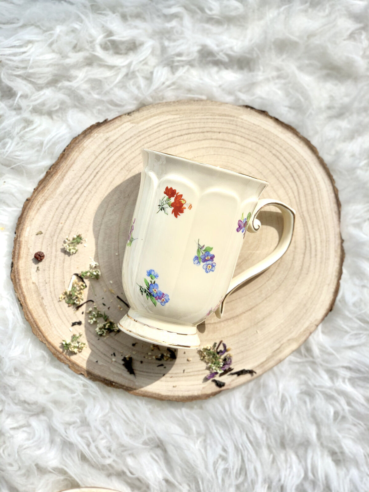 DUO ECRU Becher 450 ml ENGLAND New Bone China Porzellan – Bild 4