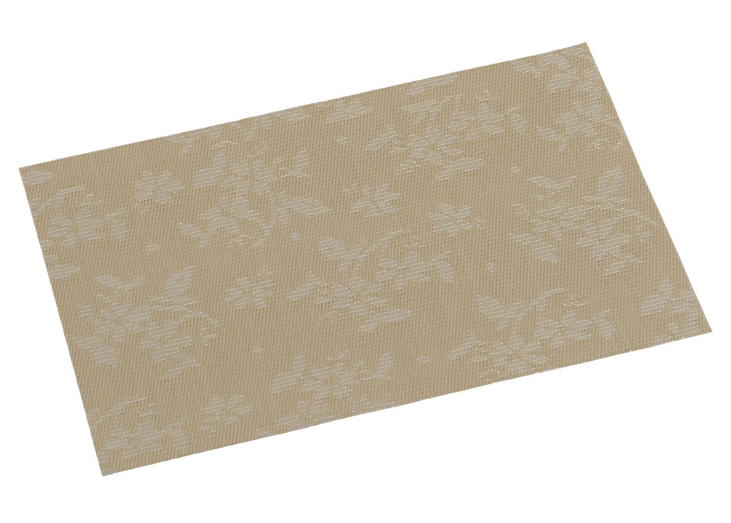 KESPER 77662 Platzset, Kunststoff, Flora-beige, 43 x 29 x 0,1 cm