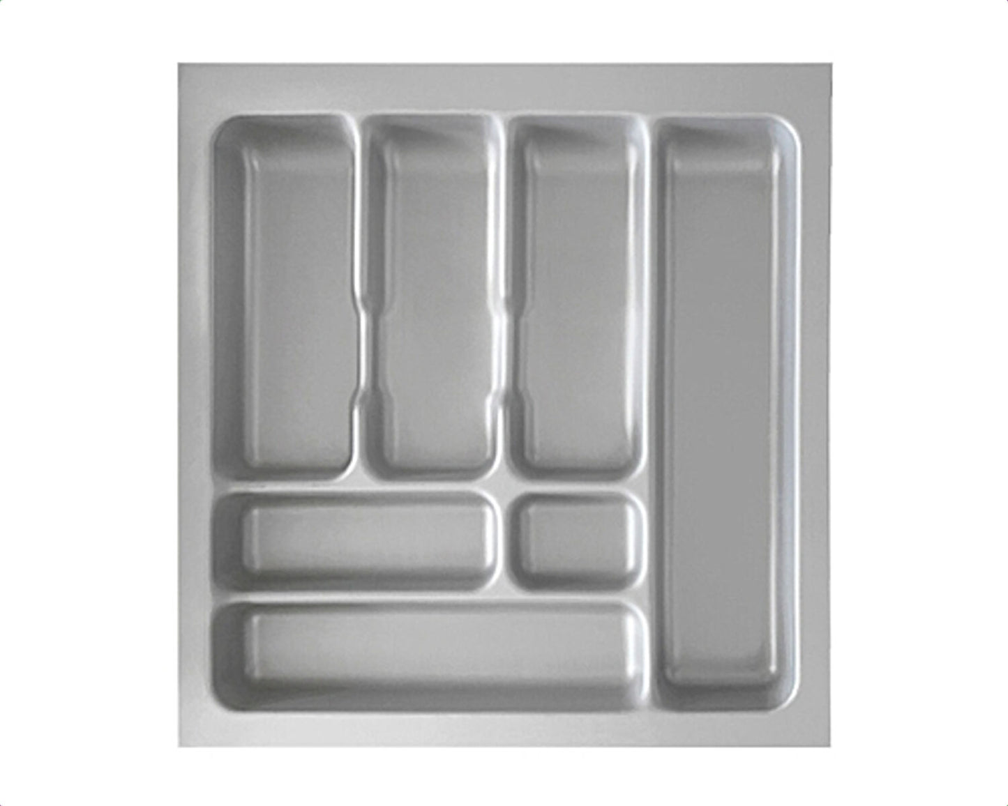 Besteckeinsatz-1, grau 55 cm (B 450-490 x T 440-490 mm) mit 7-Facheinteilung / Besteckeinsatz / Besteckkasten – Bild 3