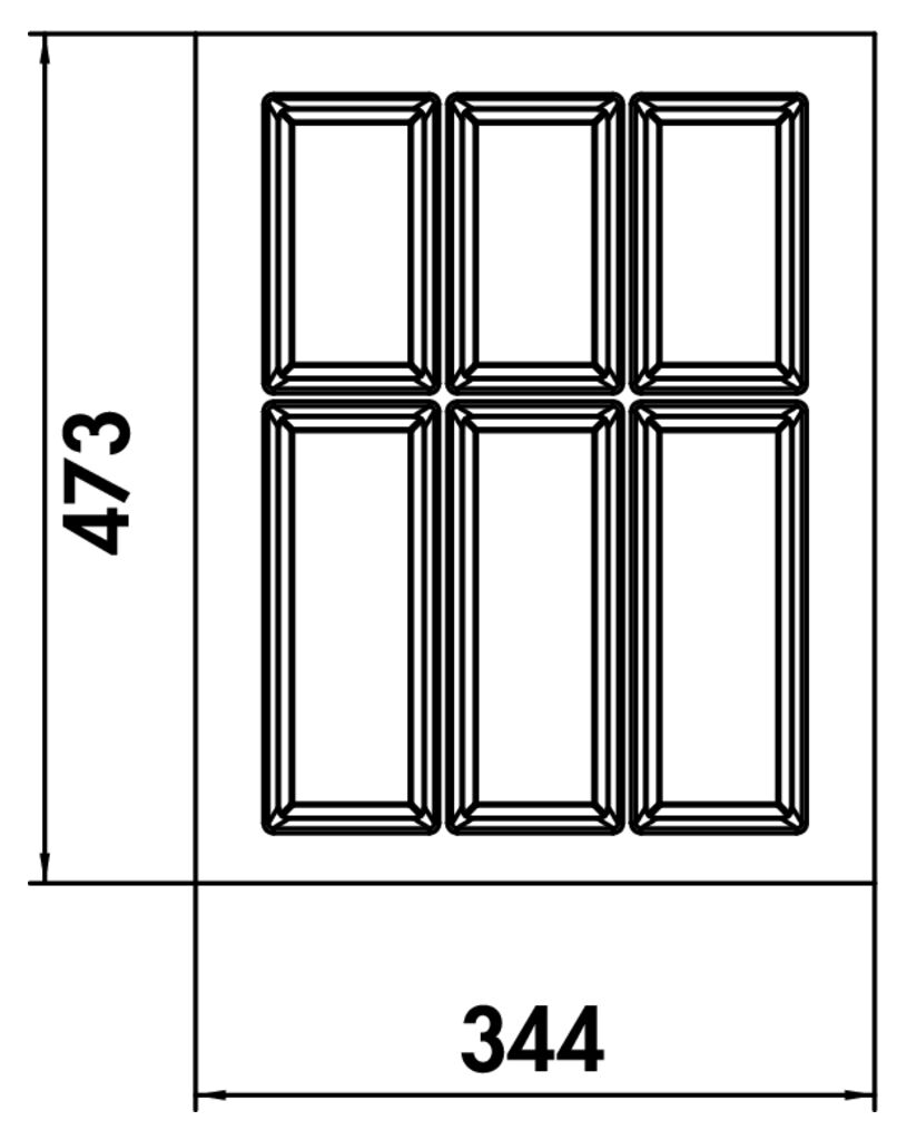 NABER 8034266 Besteckeinsatz Adesso 1, für 450er Schrank – Bild 2