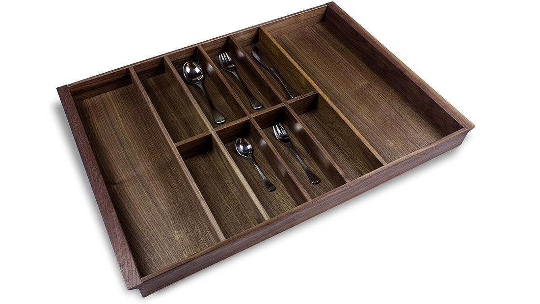 Besteckeinsatz 80er Schubl. B 720 x T 500 mm für IKEA Metod (ab 2015)
