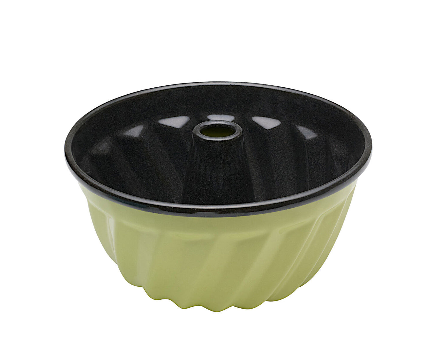 RIESS 0632-026 Gugelhupfform 24 cm, Emaille, CLASSIC, PISTAZIE / Emaillebackform