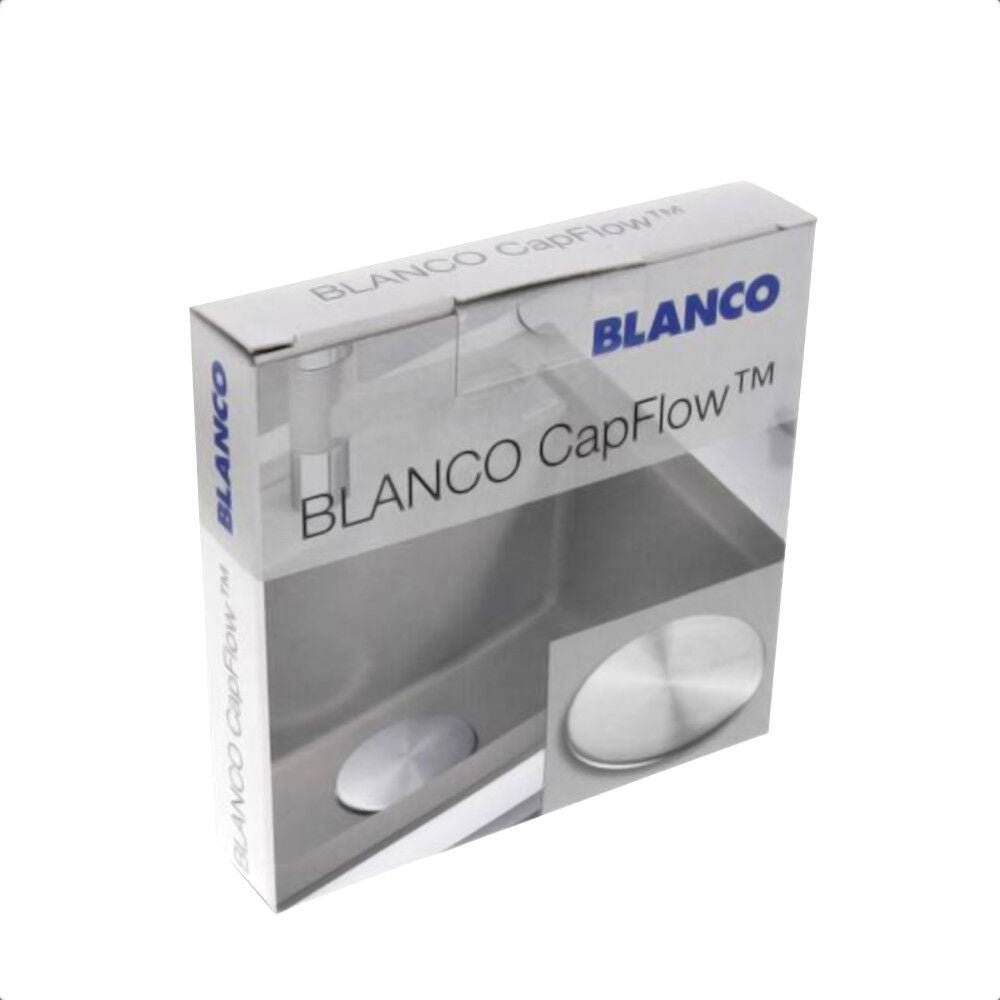 BLANCO CapFlow Auslaufabdeckung Edelstahl passend für 3 1/2 Zoll Siebkörbe / Siebkorb Abdeckung – Bild 6