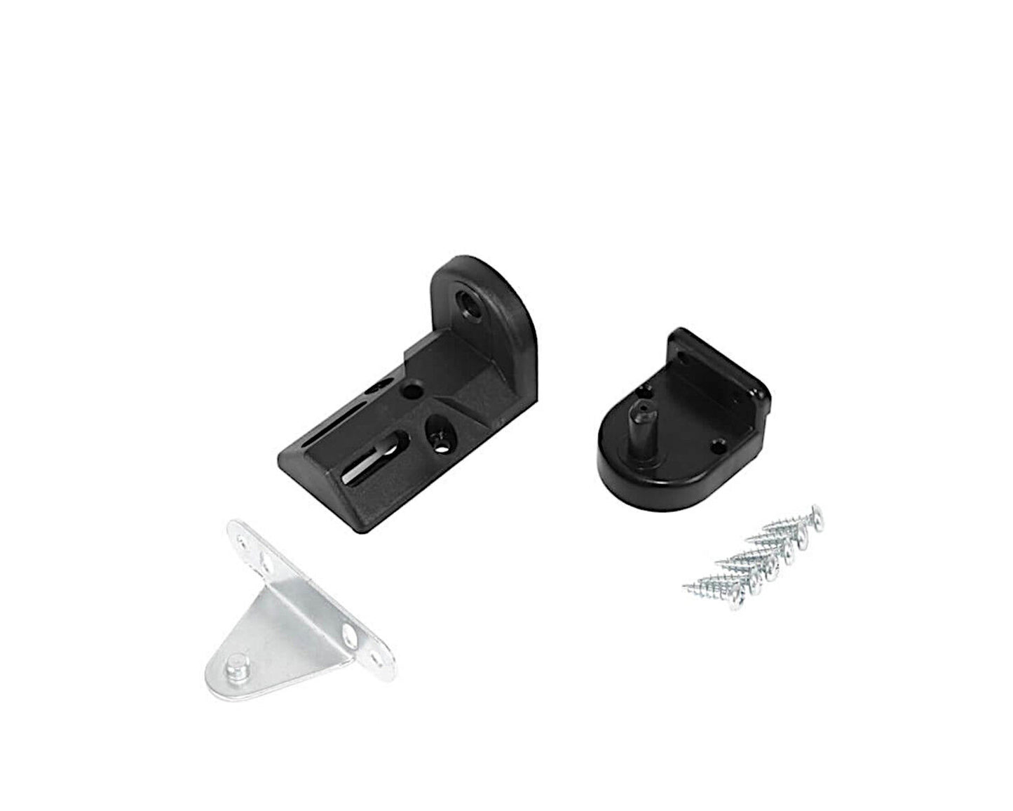 HAILO Montagezubehör in schwarz für Mono 12, Mono 15 und Compact-Box M / Montageset / Befestigung