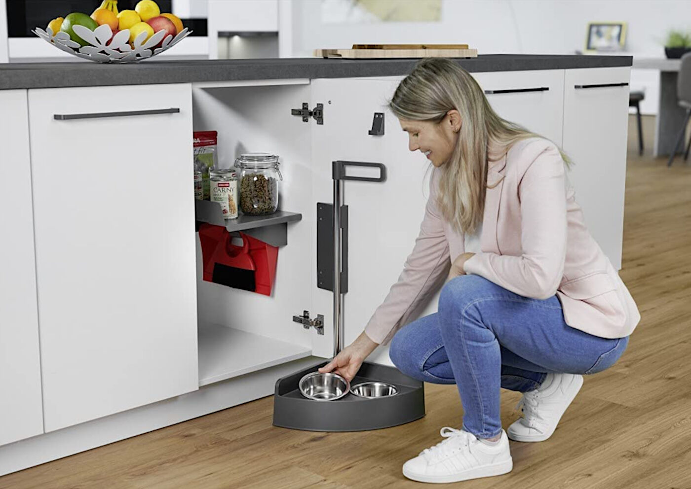 HAILO 3291001 Futterstation KATZE für Unterschrank ab 40 cm / Futtermittelstation – Bild 7