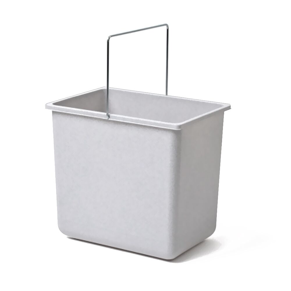HAILO Inneneimer 18 L in GRAU (Hailo-1086249) oder SCHWARZ (Hailo-1086239) mit Metallbügel / TANDEM / RONDO /… – Bild 2