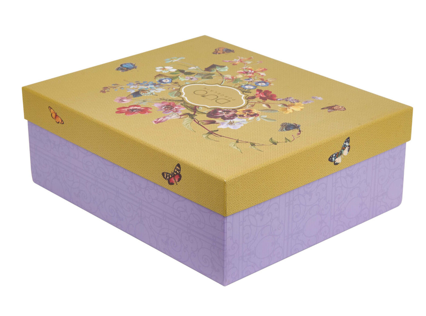 DUO 4er-Set Becher FLORAL RHAPSODY, 400 ml, New Bone China Porzellan, in Geschenkbox – Bild 7