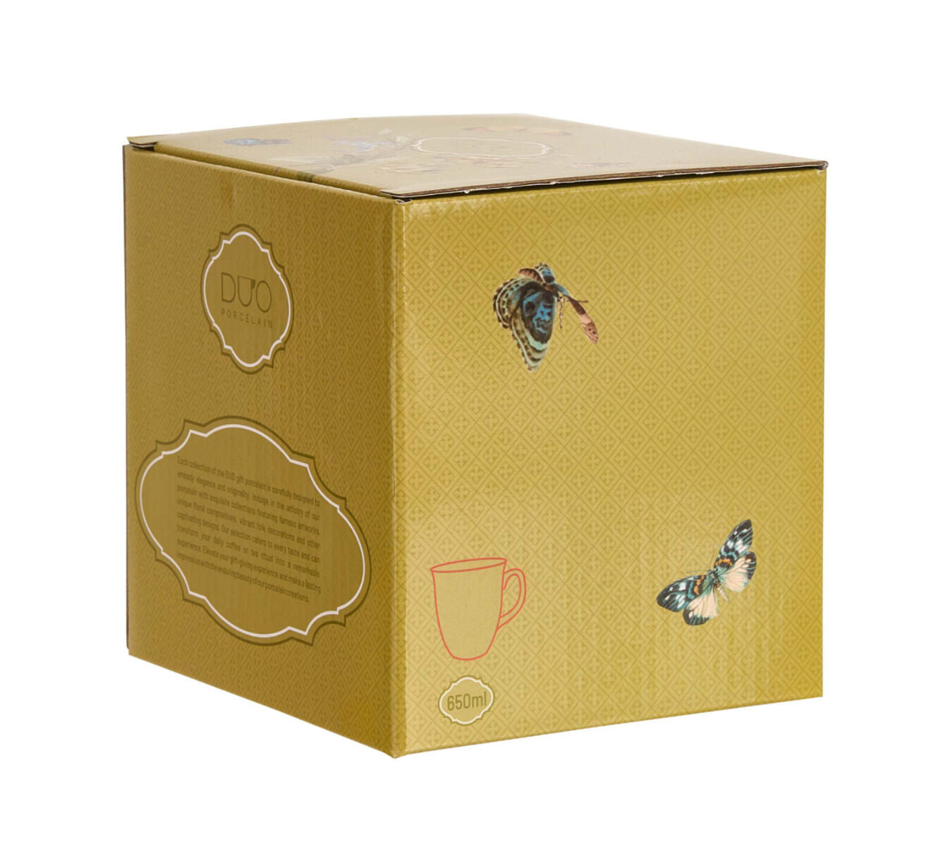 DUO Becher FLORAL RHAPSODY, 650 ml, New Bone China Porzellan, in Geschenkbox – Bild 5
