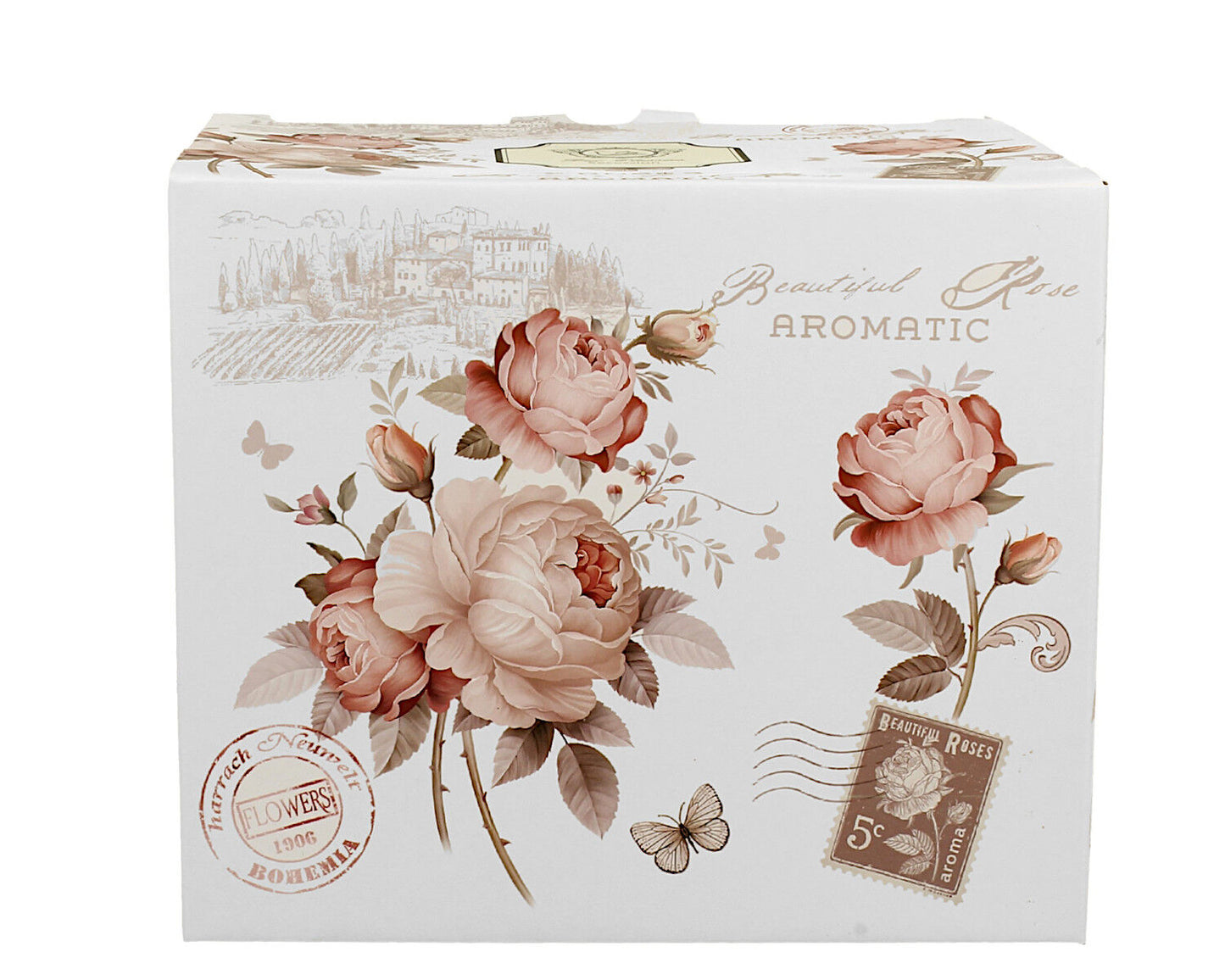 DUO FLORAL XXL Becher 1000 ml SECESSION New Bone China Porzellan – Bild 3