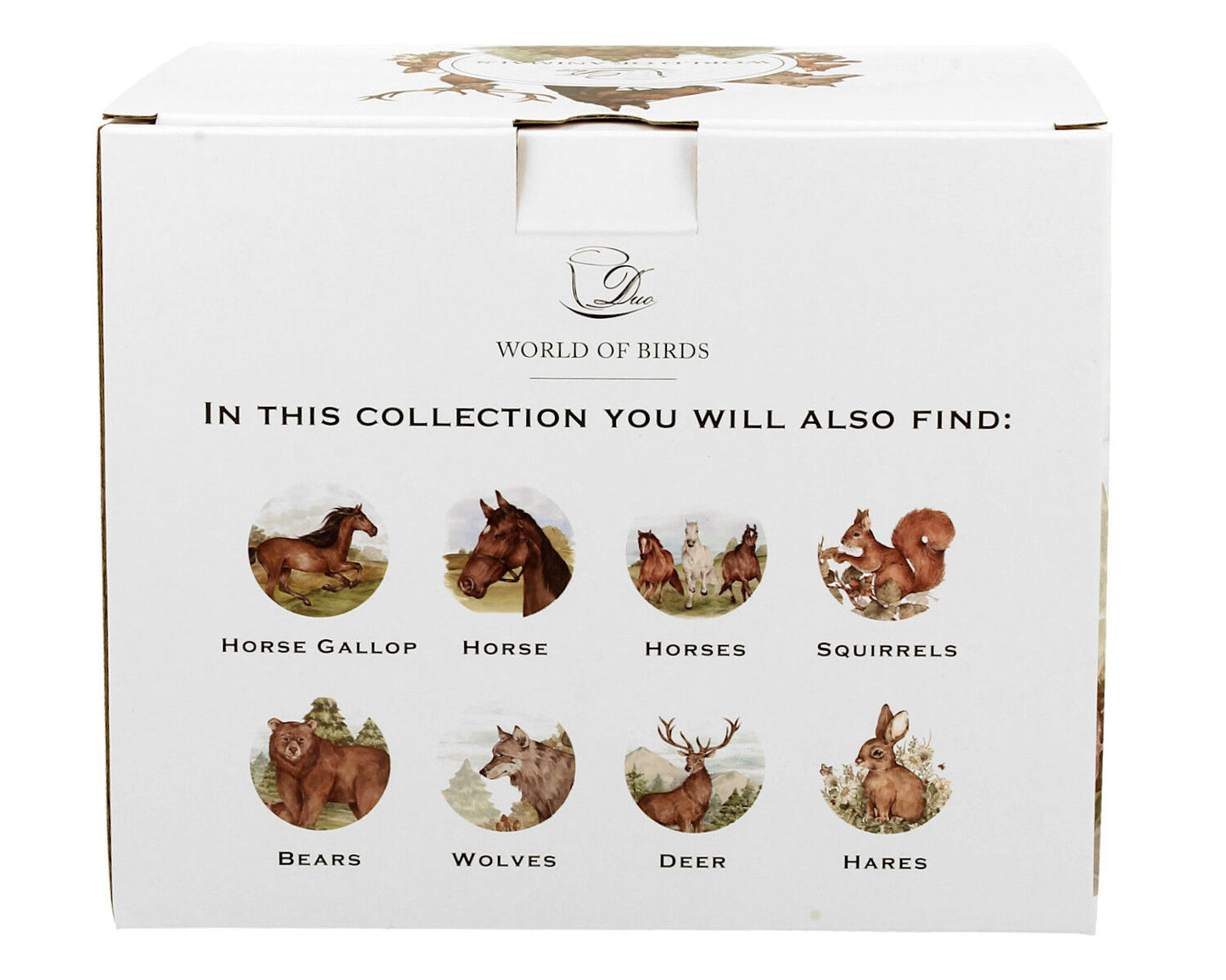 DUO WORLD OF ANIMALS XXL Becher 1000 ml BEARS New Bone China Porzellan – Bild 6