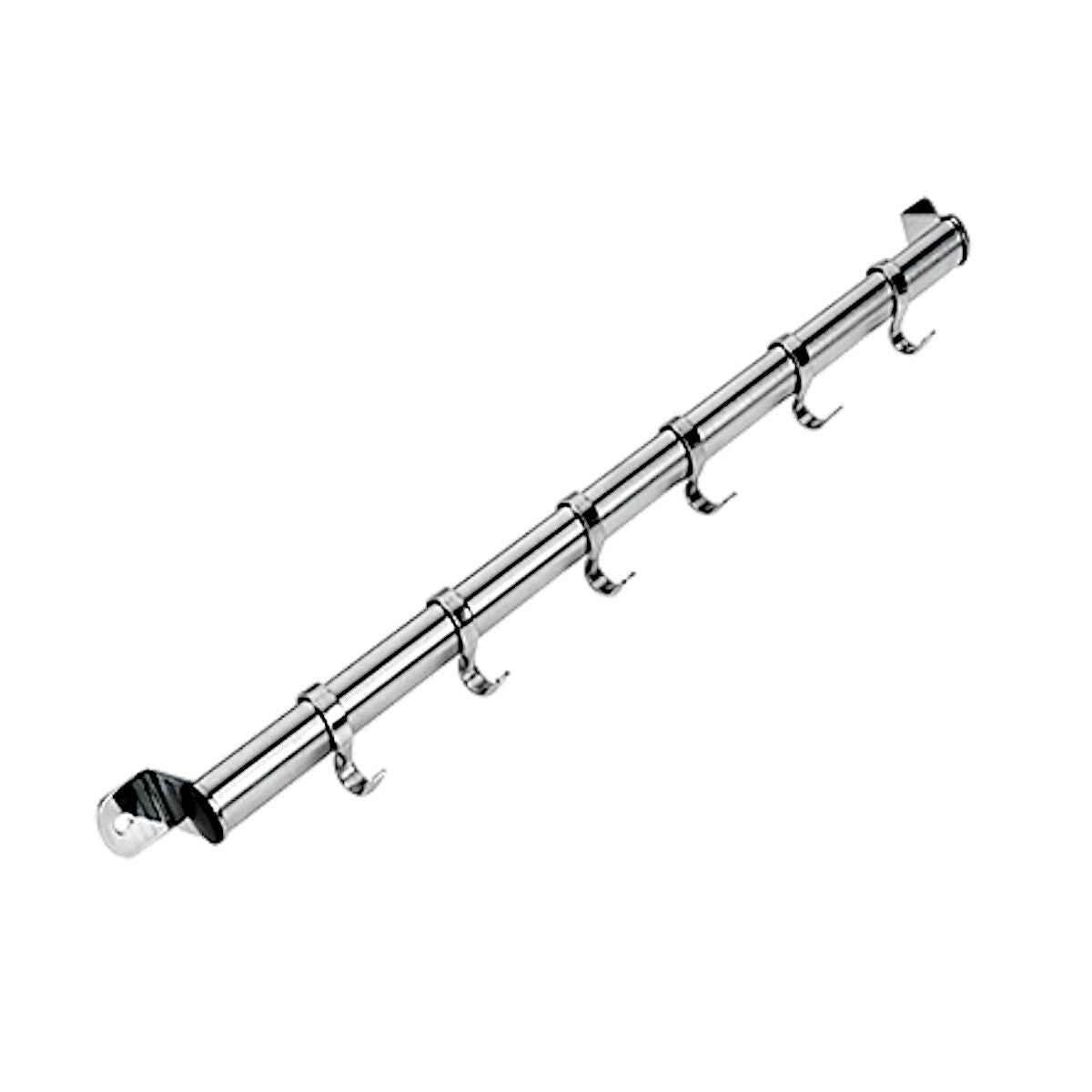 METALTEX Hängeleiste VICTORIA Inox mit 6 Haken / Relingleiste