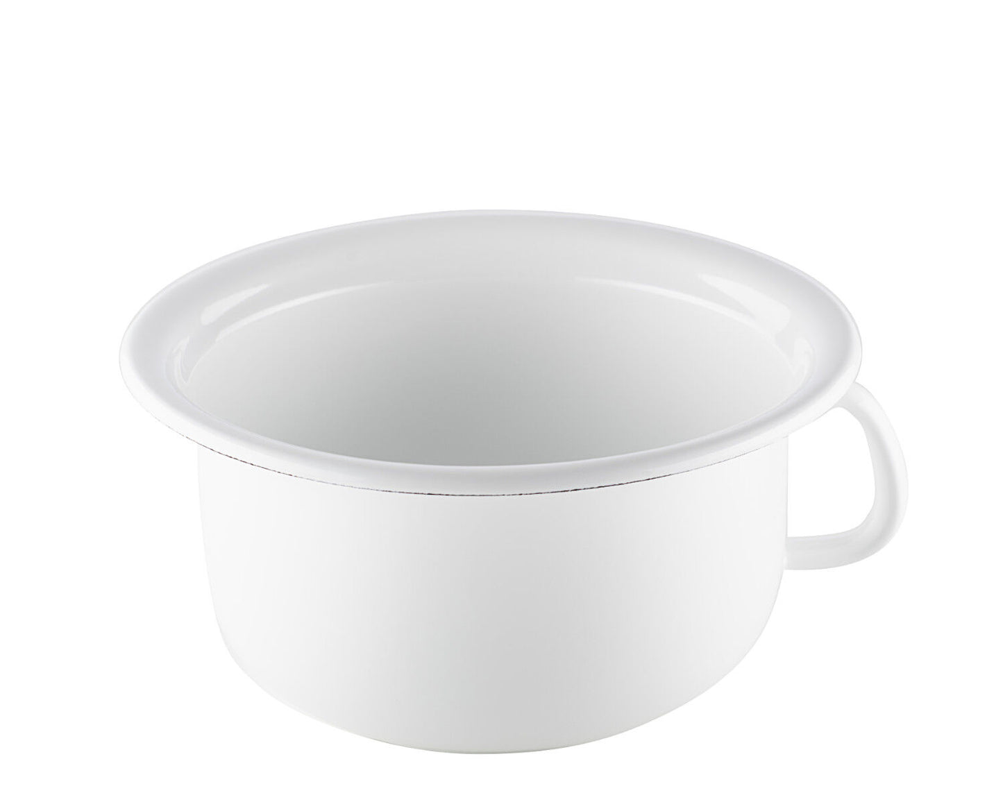 RIESS 0365-033 Nachttopf 23 cm, Emaille, CLASSIC, CLASSIC WEISS