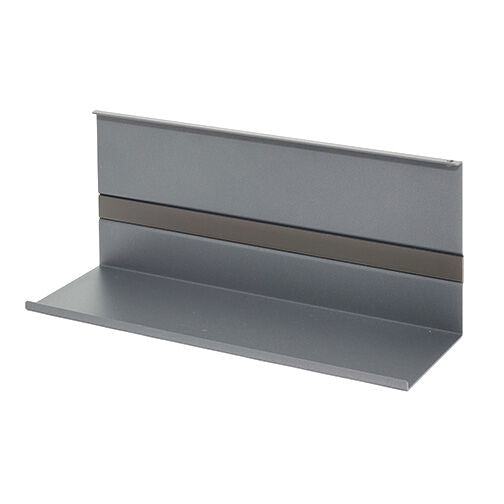 Linero MosaiQ Universalablage H 140 mm ohne Rahmen graphitschwarz / Relingsystem / Kesseböhmer